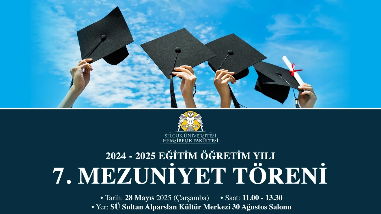 Hemşirelik Fakültesi 2024-2025 Eğitim Öğretim Yılı 7. Mezuniyet Töreni